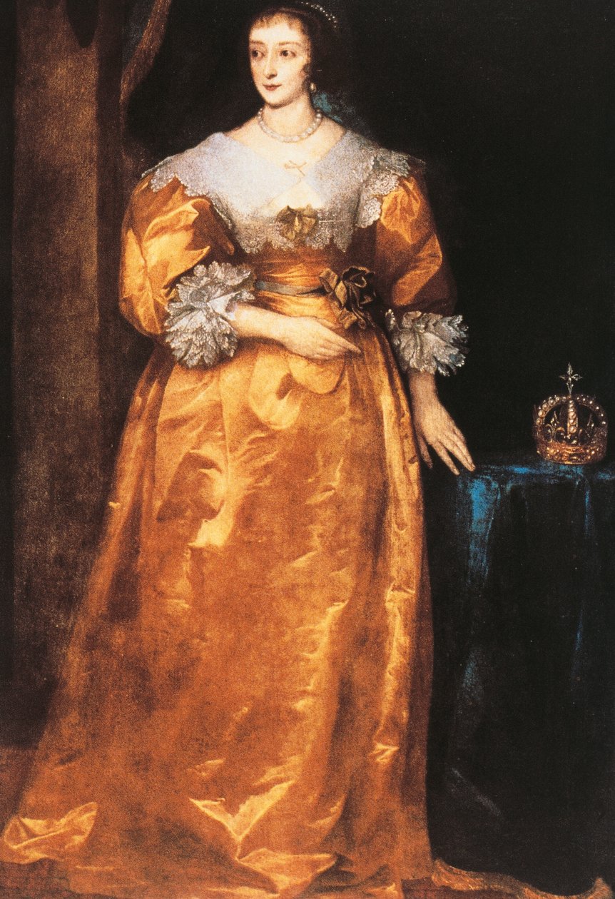 Portrett av Henrietta Maria av Frankrike (Paris av Anthony van Dyck