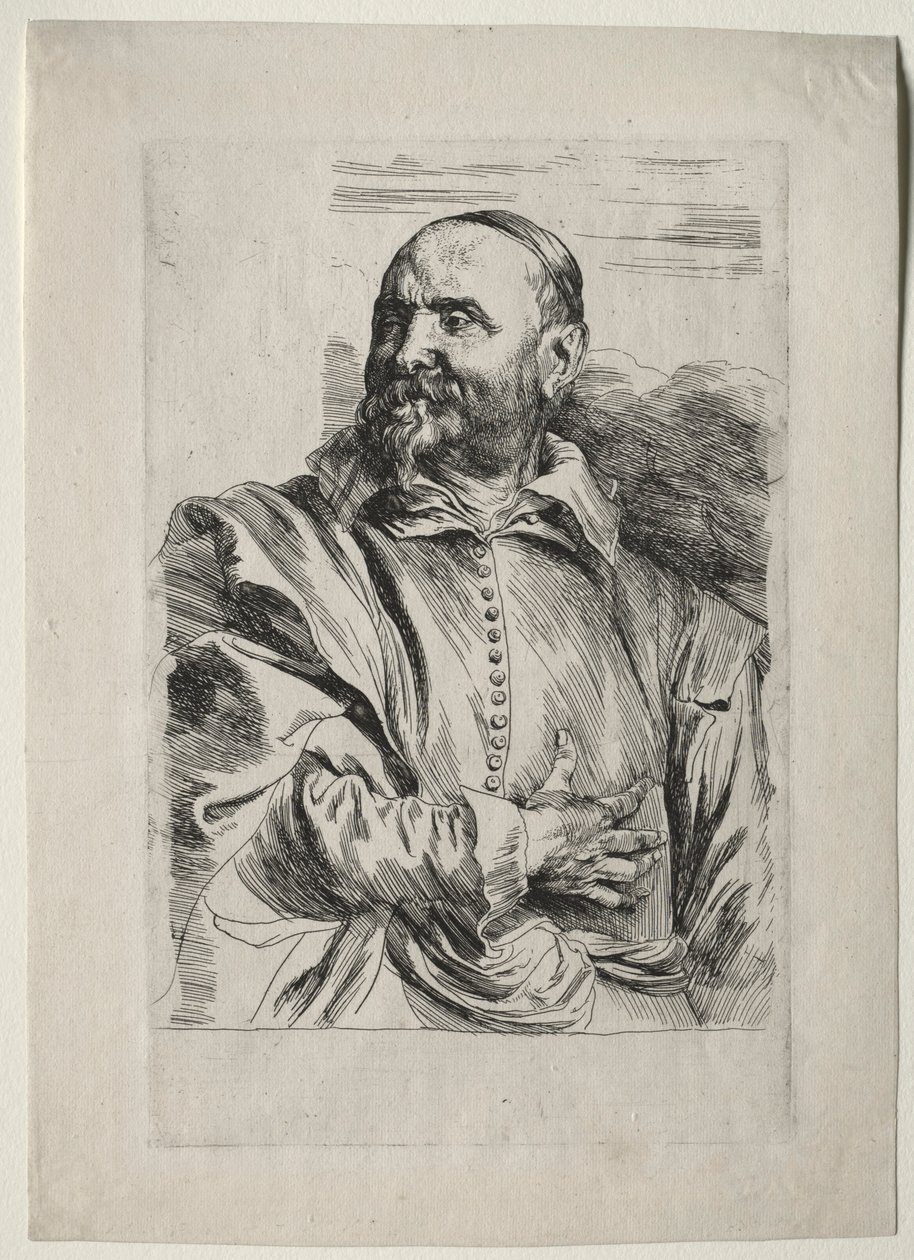 Portrett av Jan Snellinx. av Anthony van Dyck