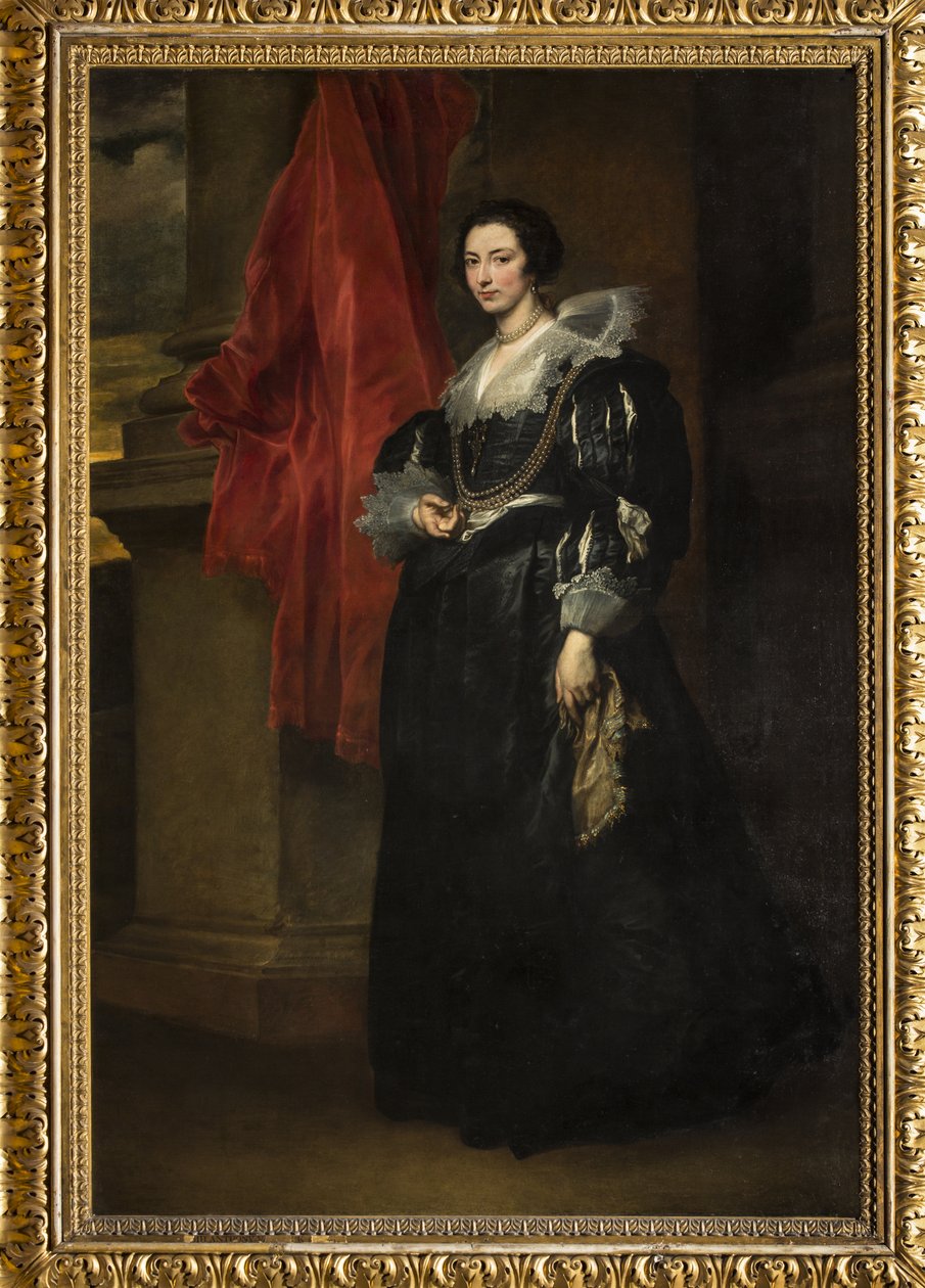 Portrett av Johanna av Blois, ca. 1634-35 (olje på lerret) av Anthony van Dyck