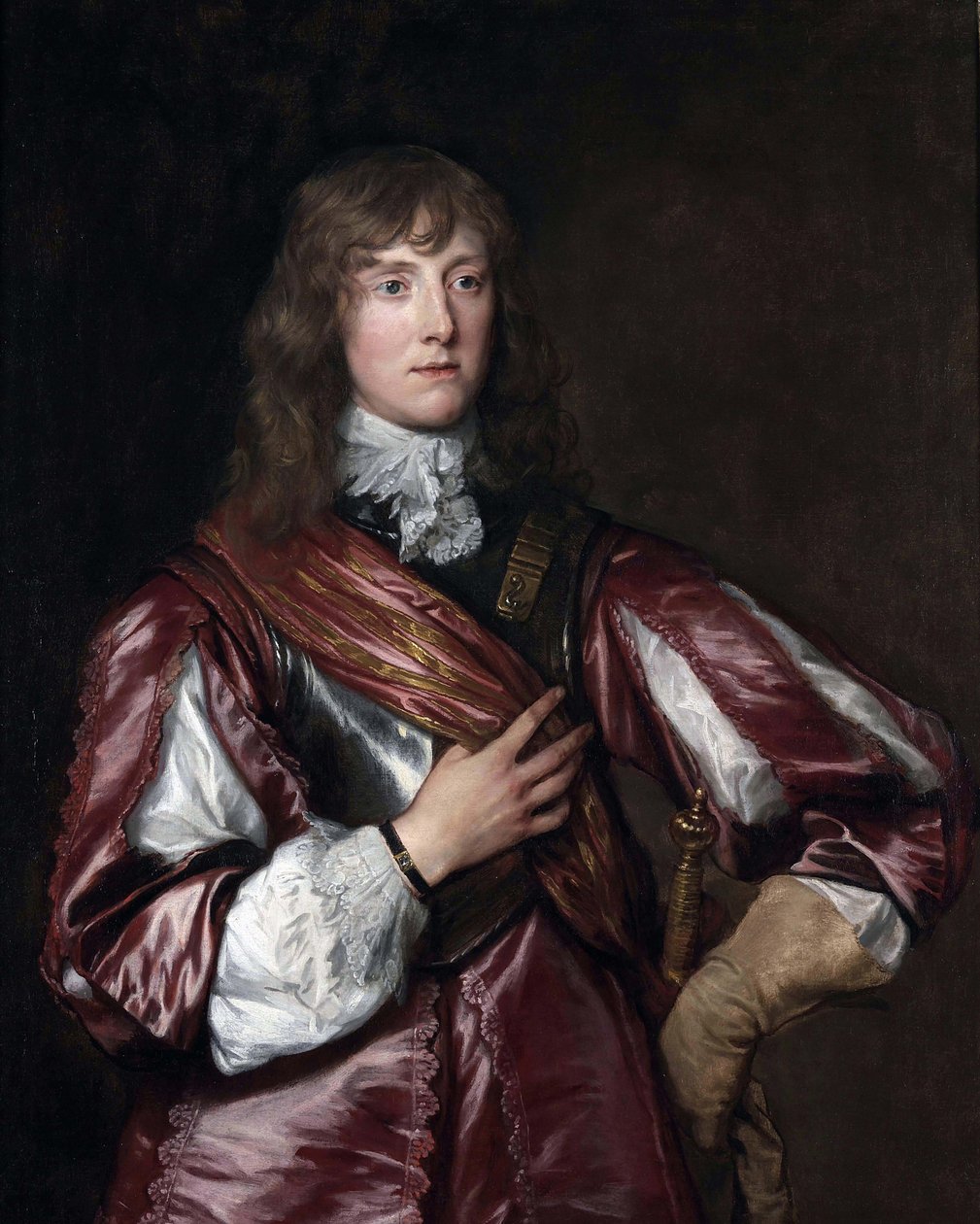Portrett av John Belasyse, 1. baron Belasyse. av Anthony van Dyck