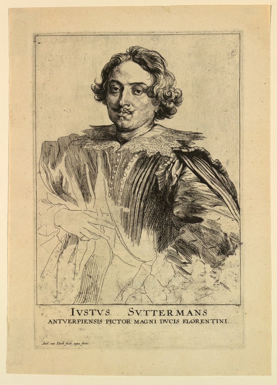 Portrett av Justus Sustermans, fra Icons of Princes of Men av Anthony van Dyck