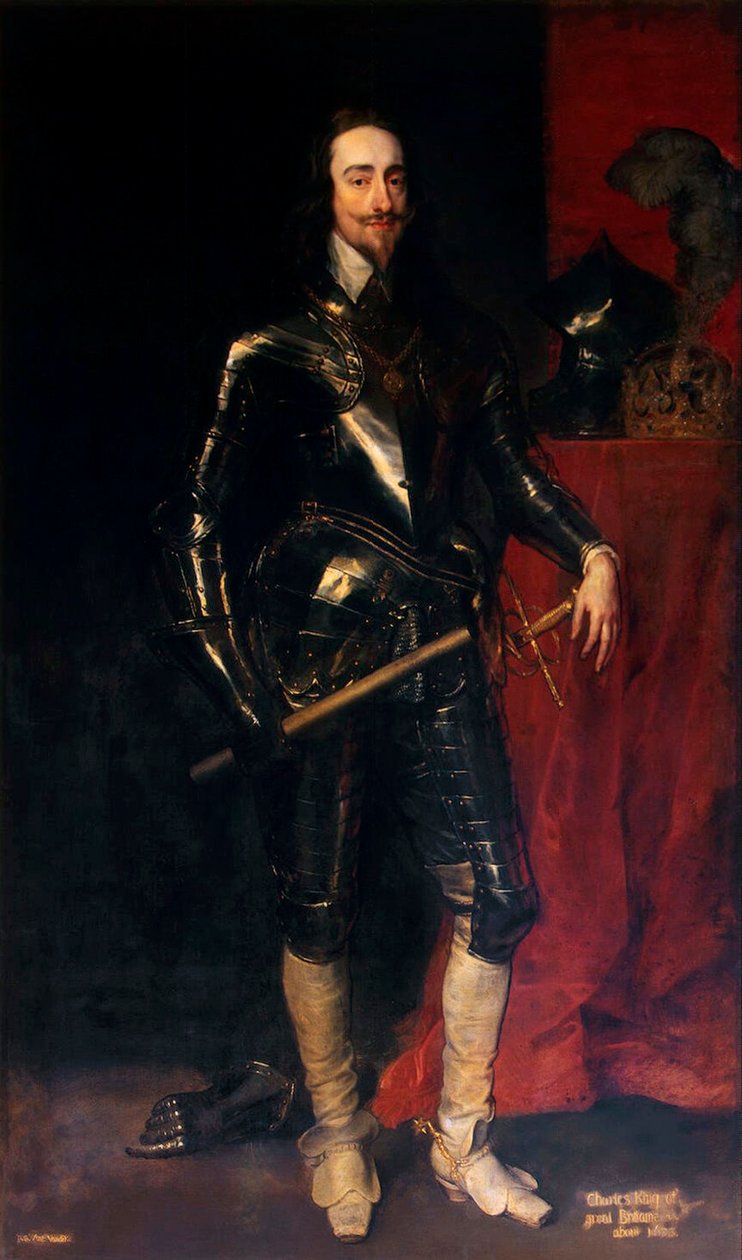 Portrett av kong Charles I av England, Skottland og Irland 1600-1649, 1638. av Anthony van Dyck
