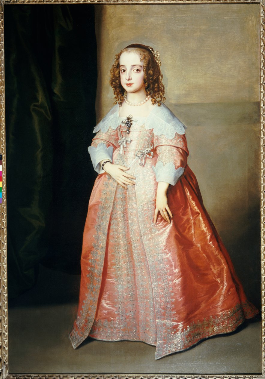 Portrett av Mary, Princess Royal, ca. 1641 av Anthony van Dyck