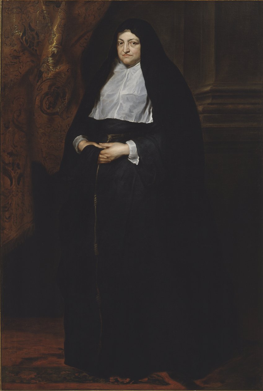 Portrett av prinsesse Isabella Clara Eugenia, ca. 1628 av Anthony van Dyck