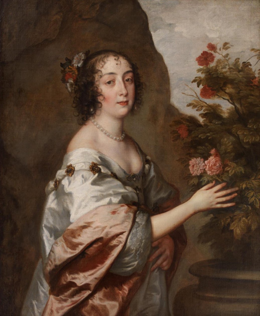 Portrett av en dame av Anthony van Dyck