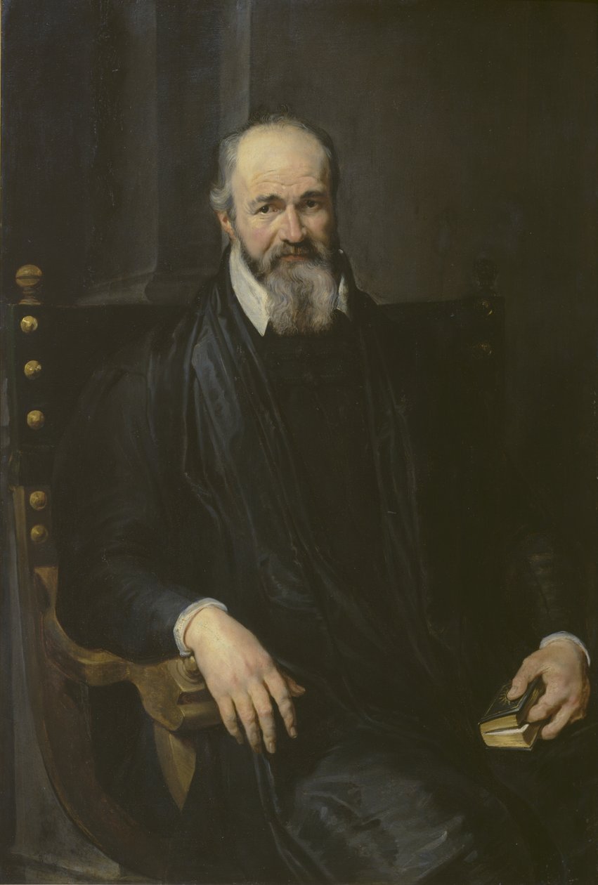 Portrett av en mann i en lenestol, 1616-18 av Anthony van Dyck