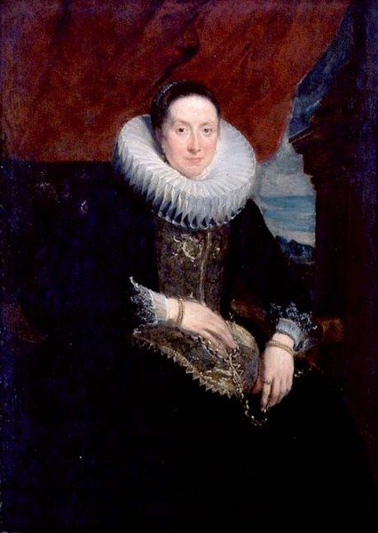 Portrett av en kvinne (se også 124365) av Anthony van Dyck