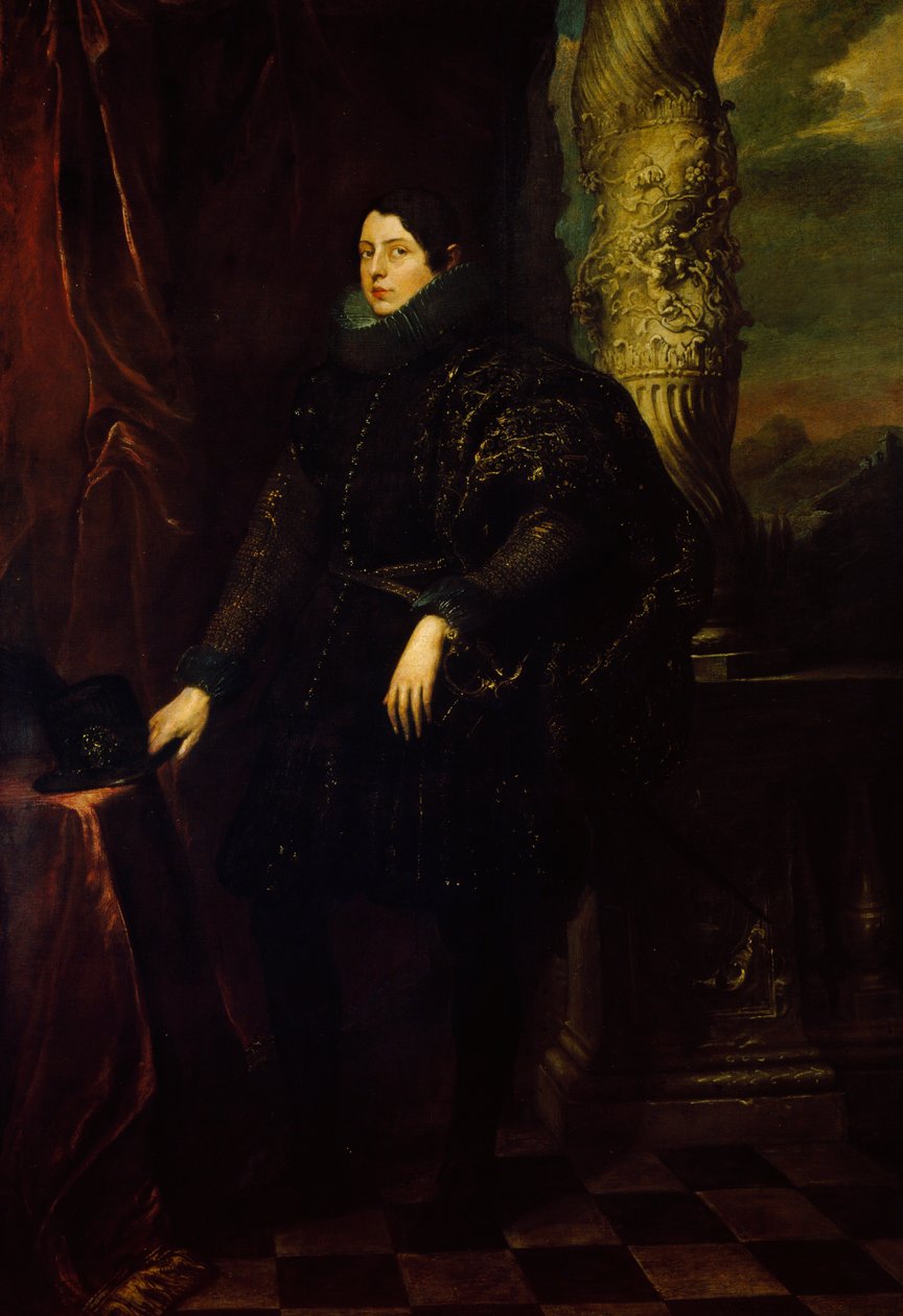Portrett av en ung mann fra Casa Spinola, ca. 1622 av Anthony van Dyck