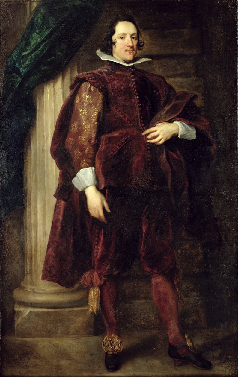 Portrett av en italiensk adelsmann, 1624-27 av Anthony van Dyck