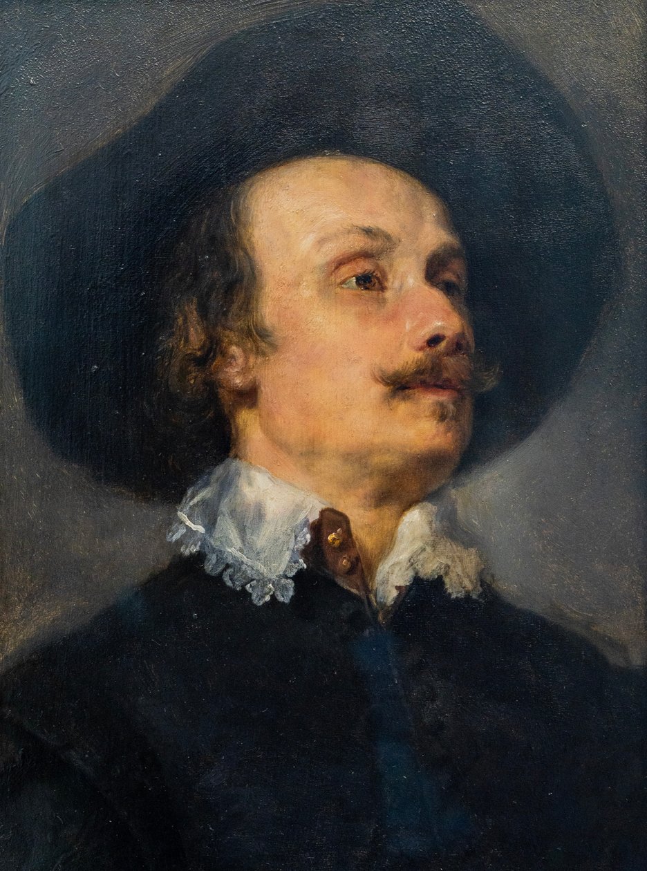 Portrett av maleren Pieter Snayers av Anthony van Dyck