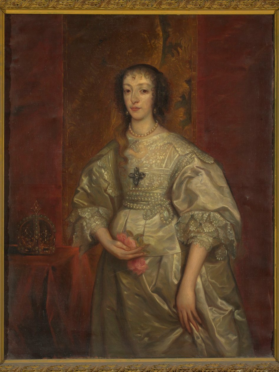 Portrett av Henrietta Maria (1609-1699), dronning av England av Anthony van Dyck