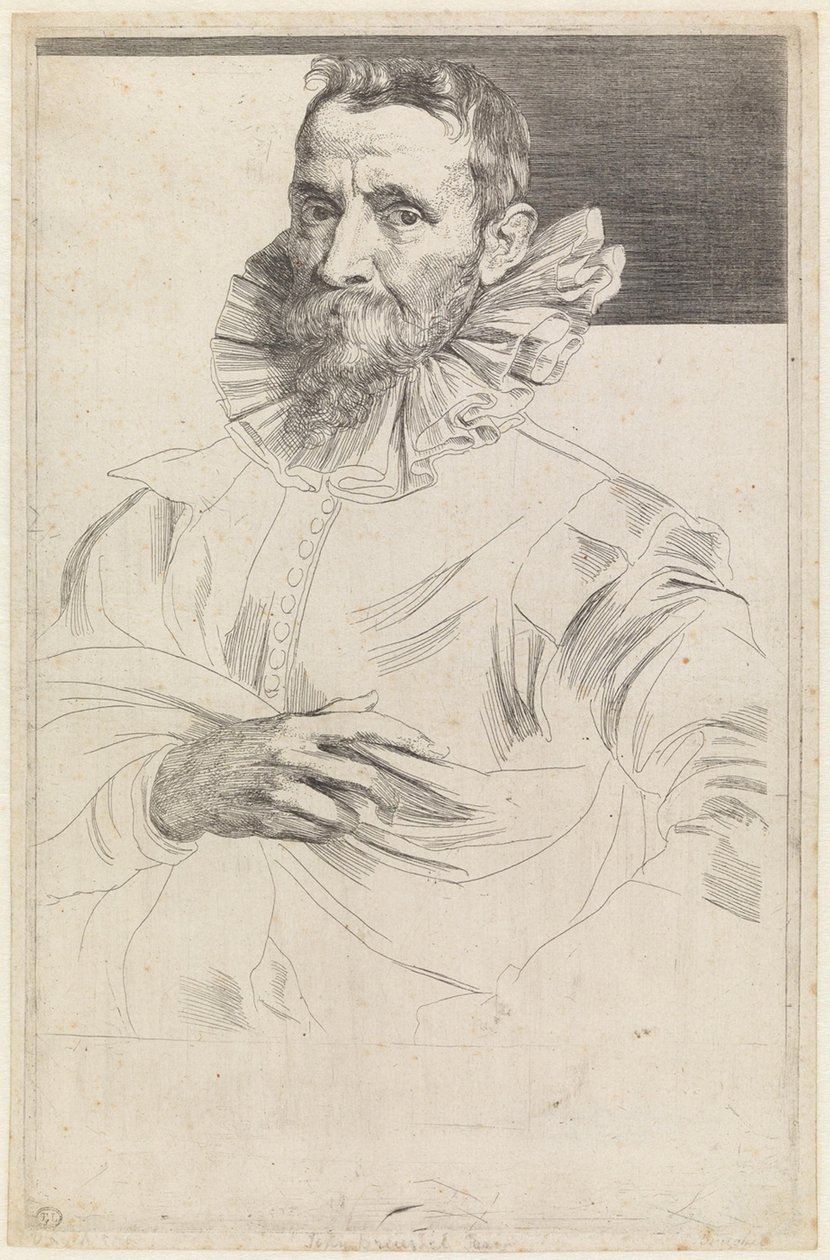 Portrett av Jan Brueghel den eldre av Anthony van Dyck