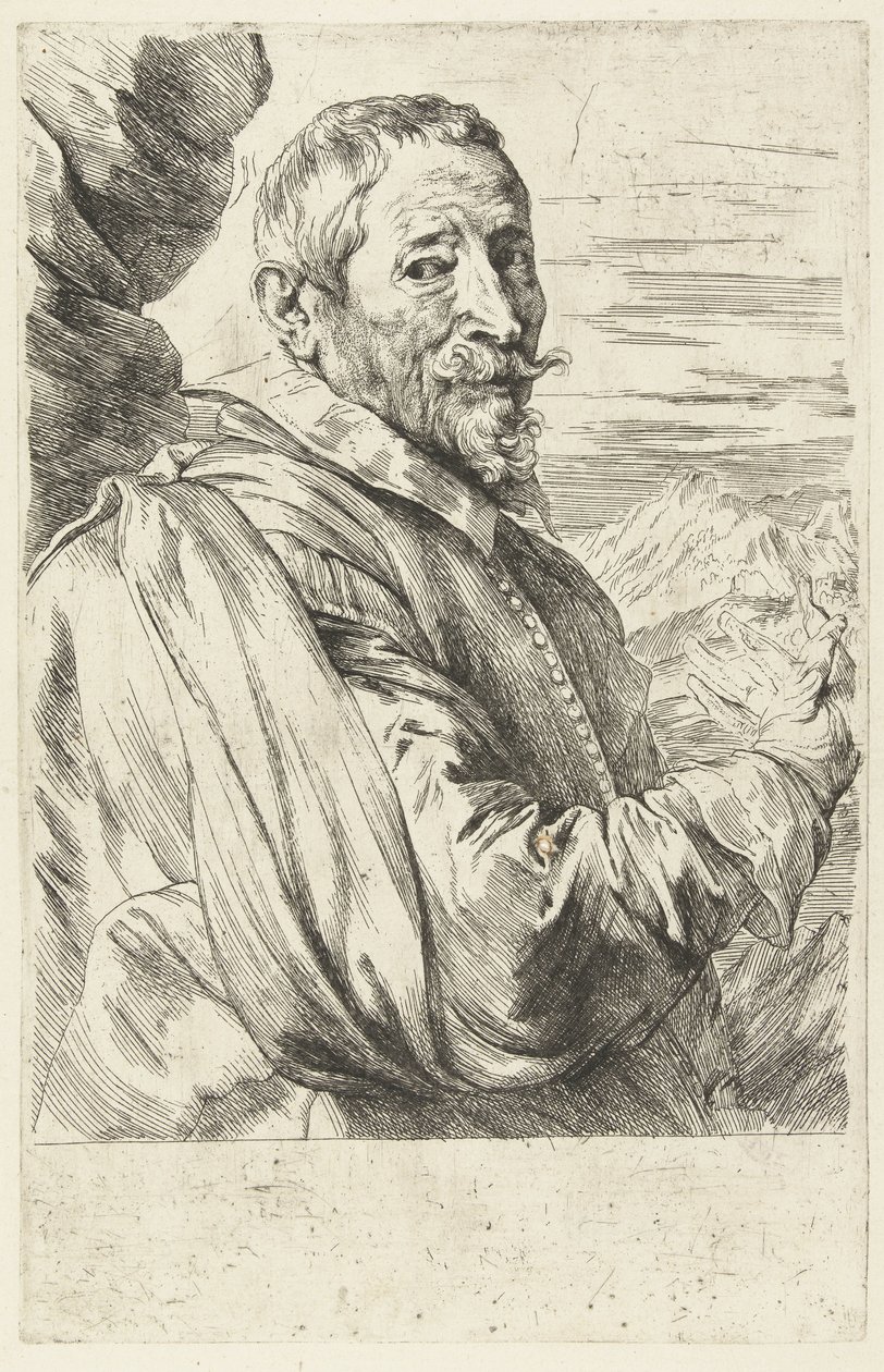 Portrett av Joos de Momper av Anthony van Dyck