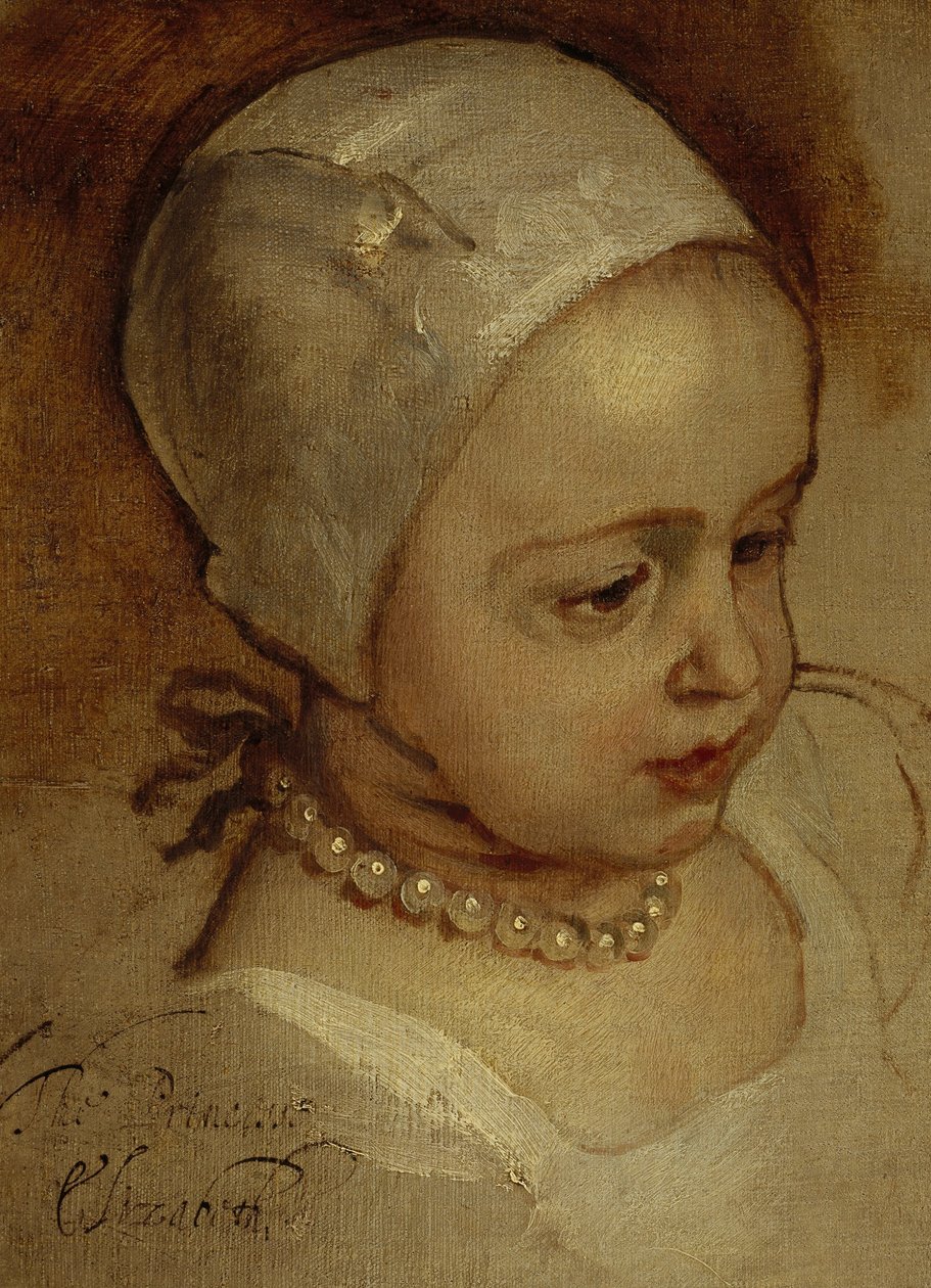 Prinsesse Elizabeth, 1635 - 1650, og prinsesse Anne, 1637 - 1640. Døtre av Karl I av Anthony van Dyck