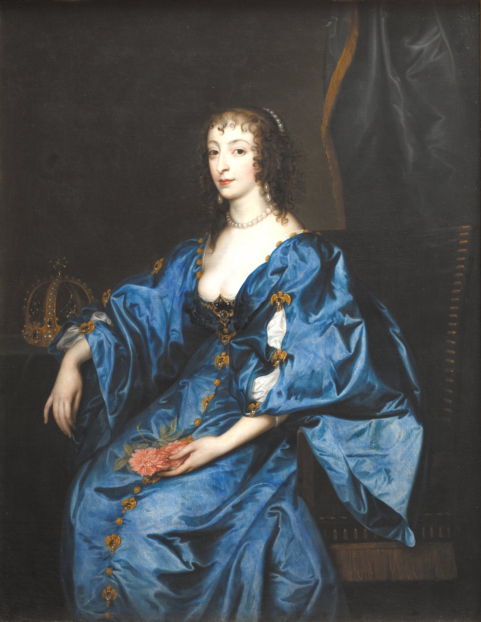 Dronning Henrietta Maria av England av Anthony van Dyck