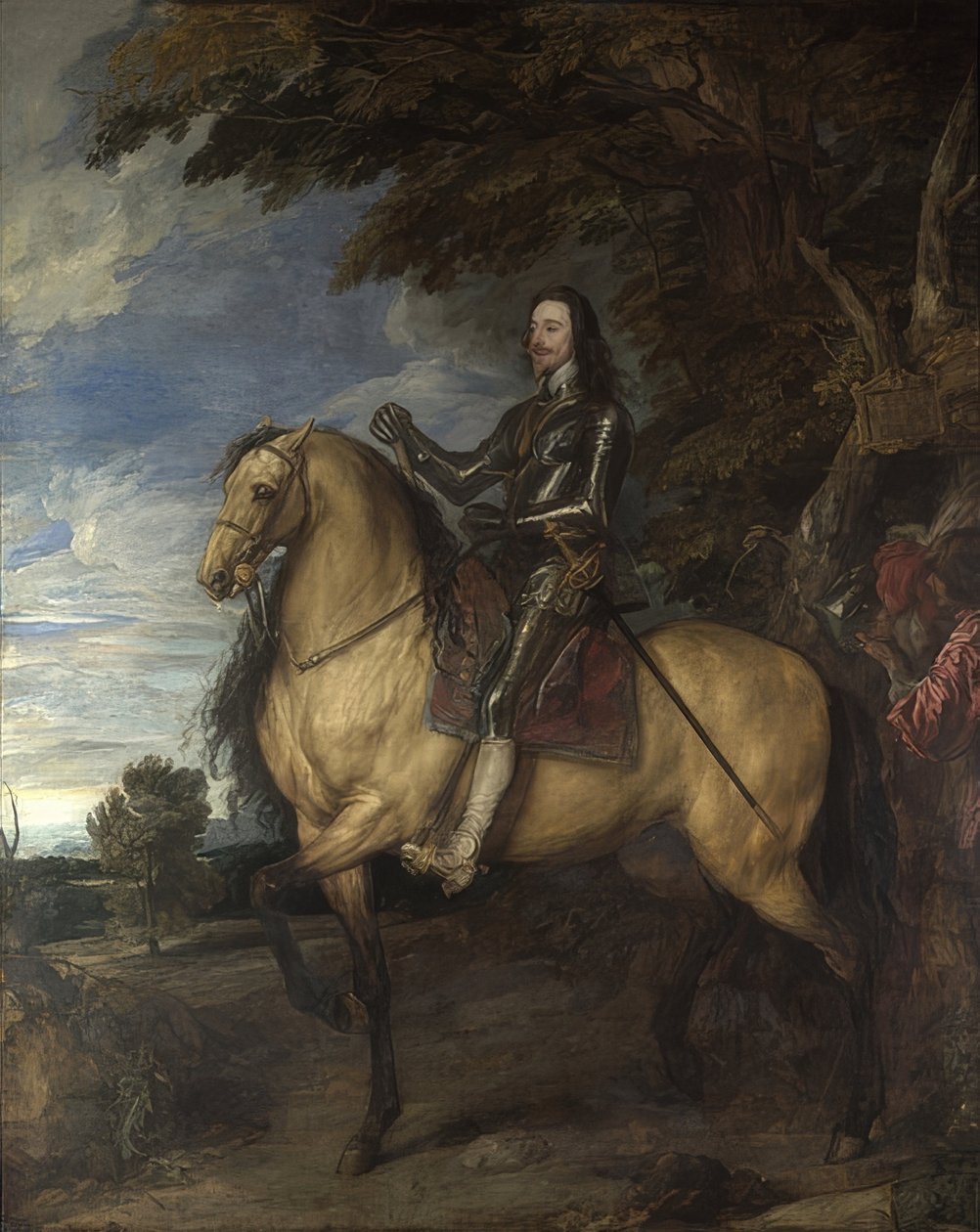 Rytterportrett av Charles I rundt 1637-38 av Anthony van Dyck