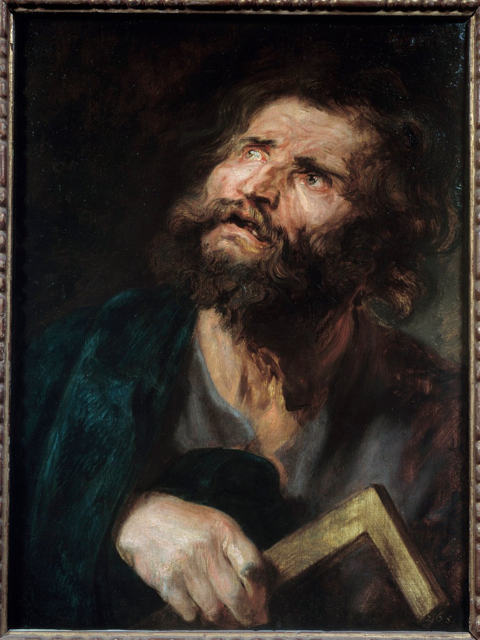 Saint Jude Representasjon av apostelen Saint Jude av Thaddee. Maleri av Anton van Dyck (1599-1641) av Anthony van Dyck
