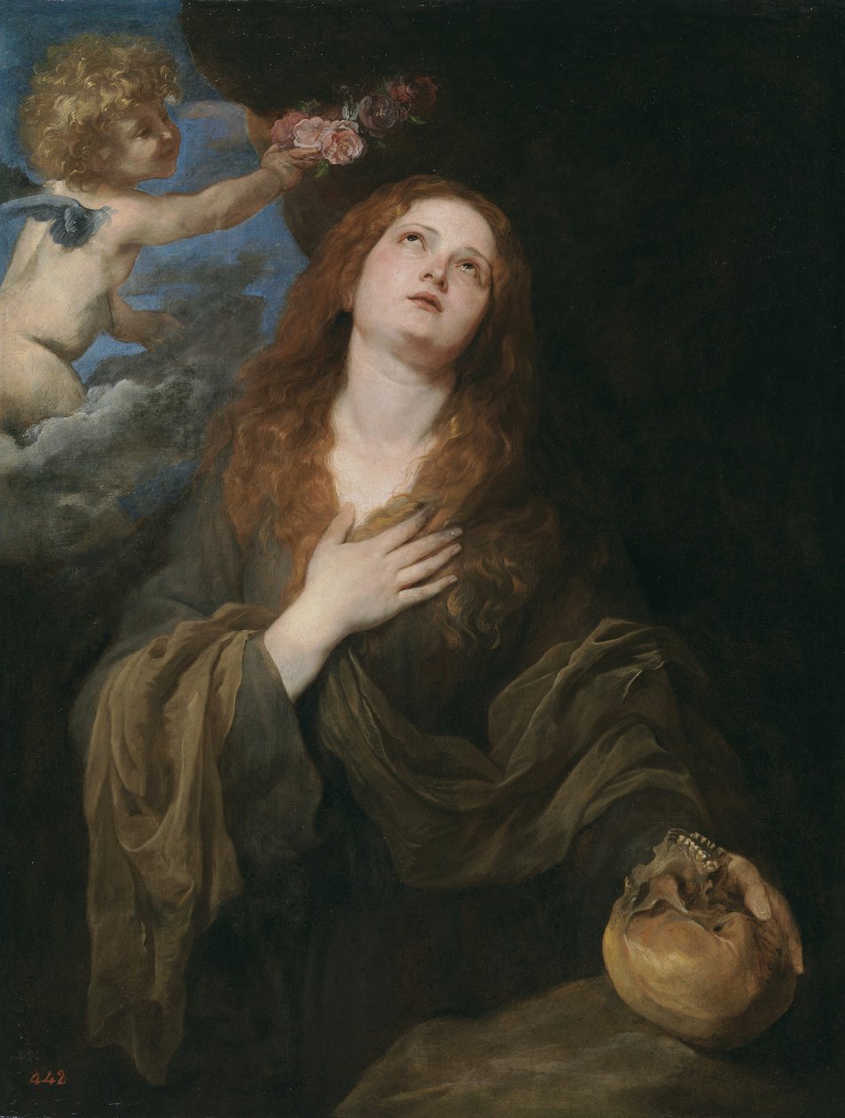 Saint Rosalia av Anthony van Dyck