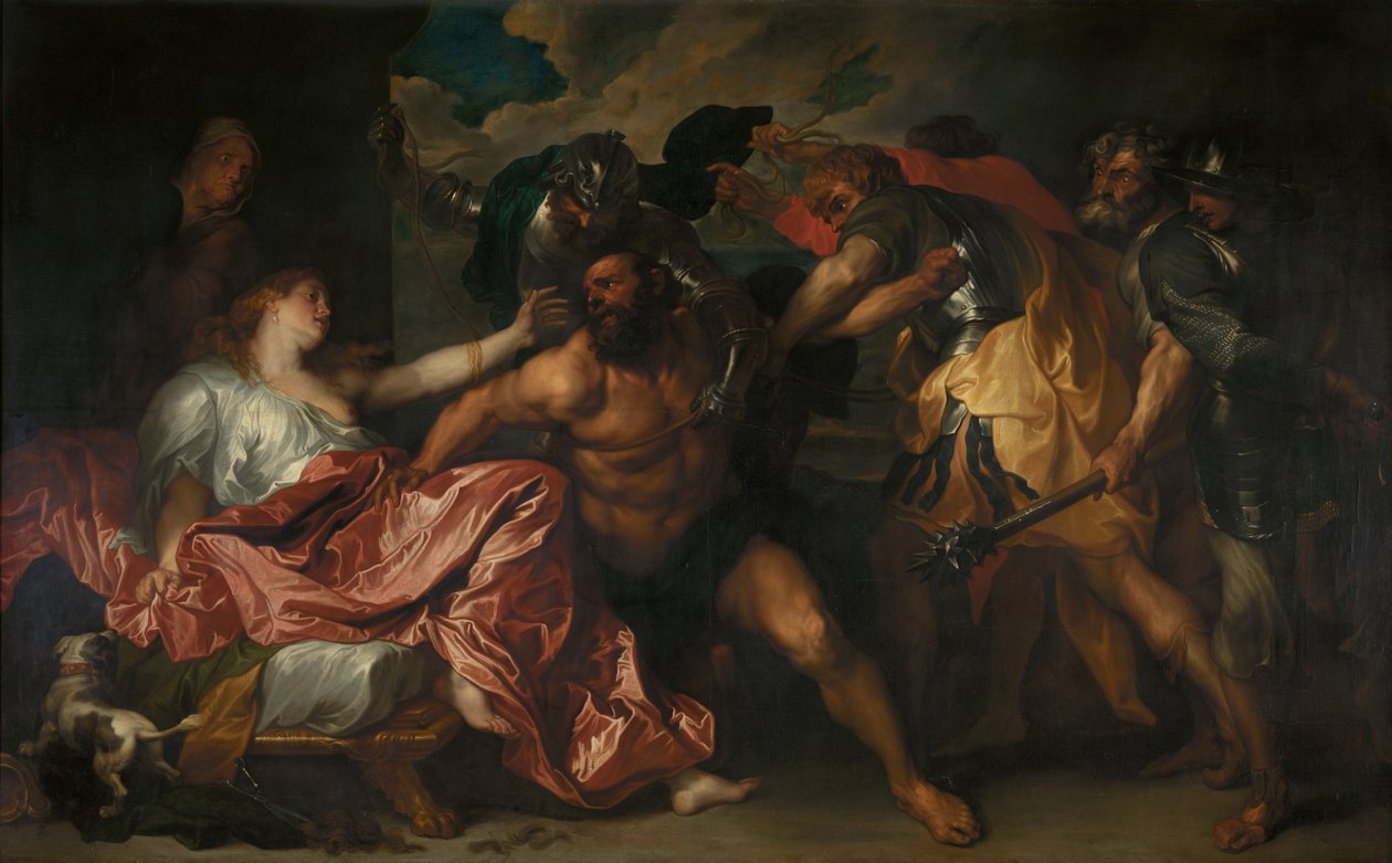Samson og Delila av Anthony van Dyck