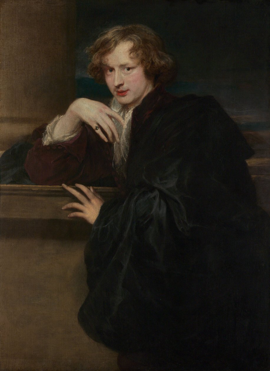Selvportrett, ca. 1620-21 av Anthony van Dyck
