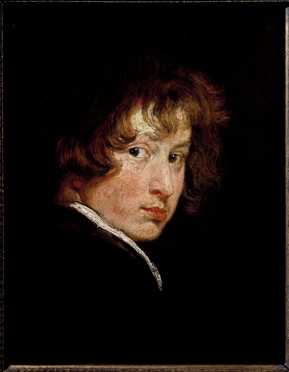 Selvportrett, ca. 1614 (olje på panel) av Anthony van Dyck