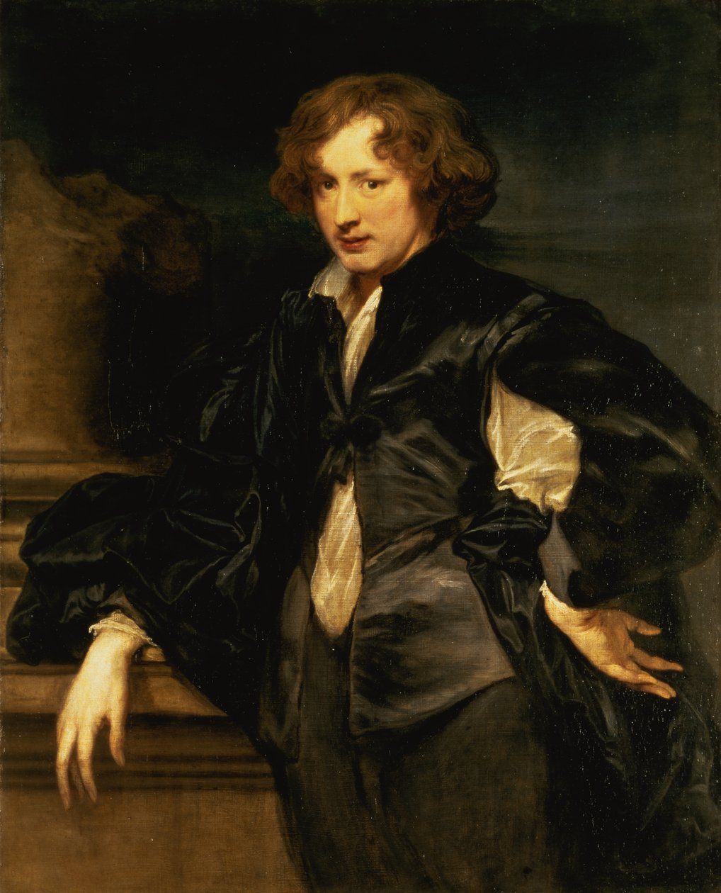 Selvportrett, ca. 1620-21 (olje på lerret) av Anthony van Dyck