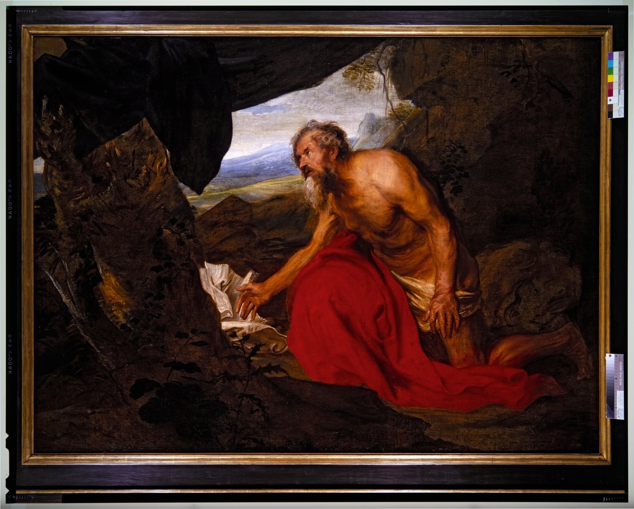 St. Jerome, udatert av Anthony van Dyck