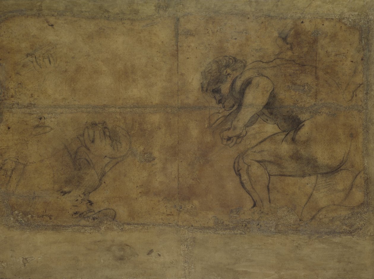 Studier for "The Martyrdom of Saint Sebastian" av Anthony van Dyck