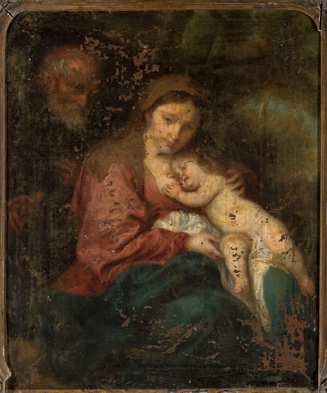 Den hellige familie av Anthony van Dyck