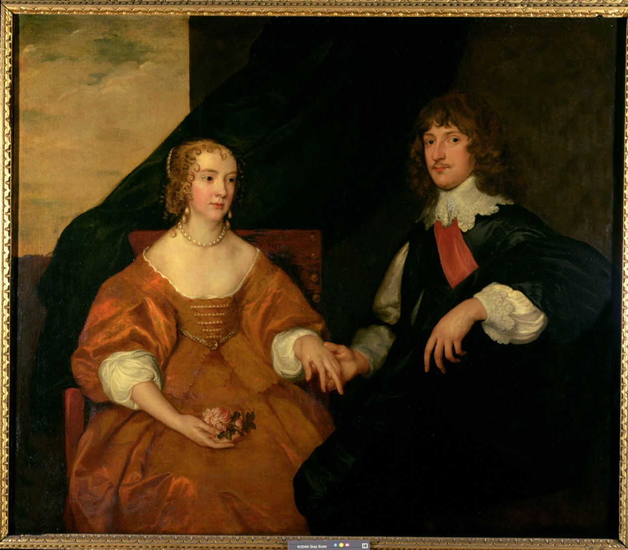Jarlen og grevinnen av Bedford av Anthony van Dyck