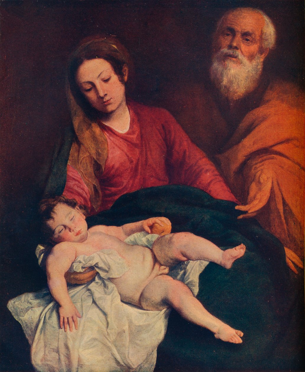 Den hellige familie, c1624 av Anthony van Dyck