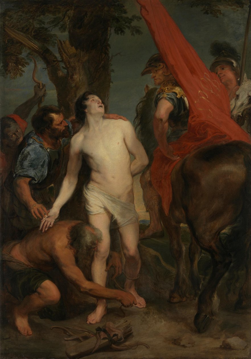 Sankt Sebastians martyrium av Anthony van Dyck