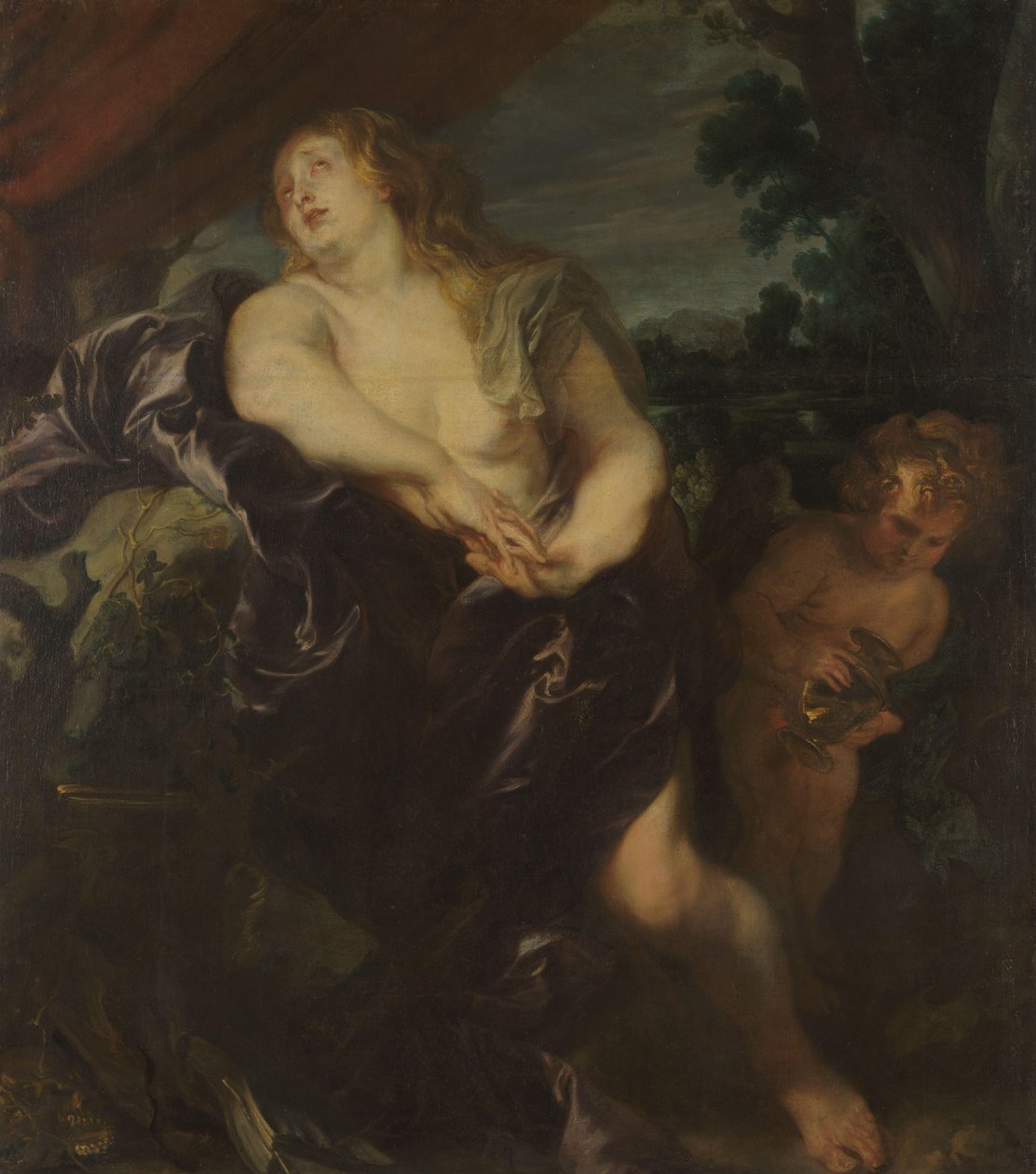 Den angrende Magdalen av Anthony van Dyck