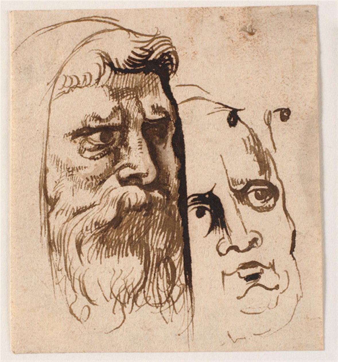 To mannlige hoder av Anthony van Dyck