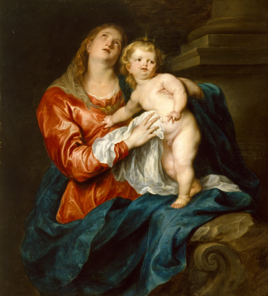 Jomfru Maria med barnet av Anthony van Dyck