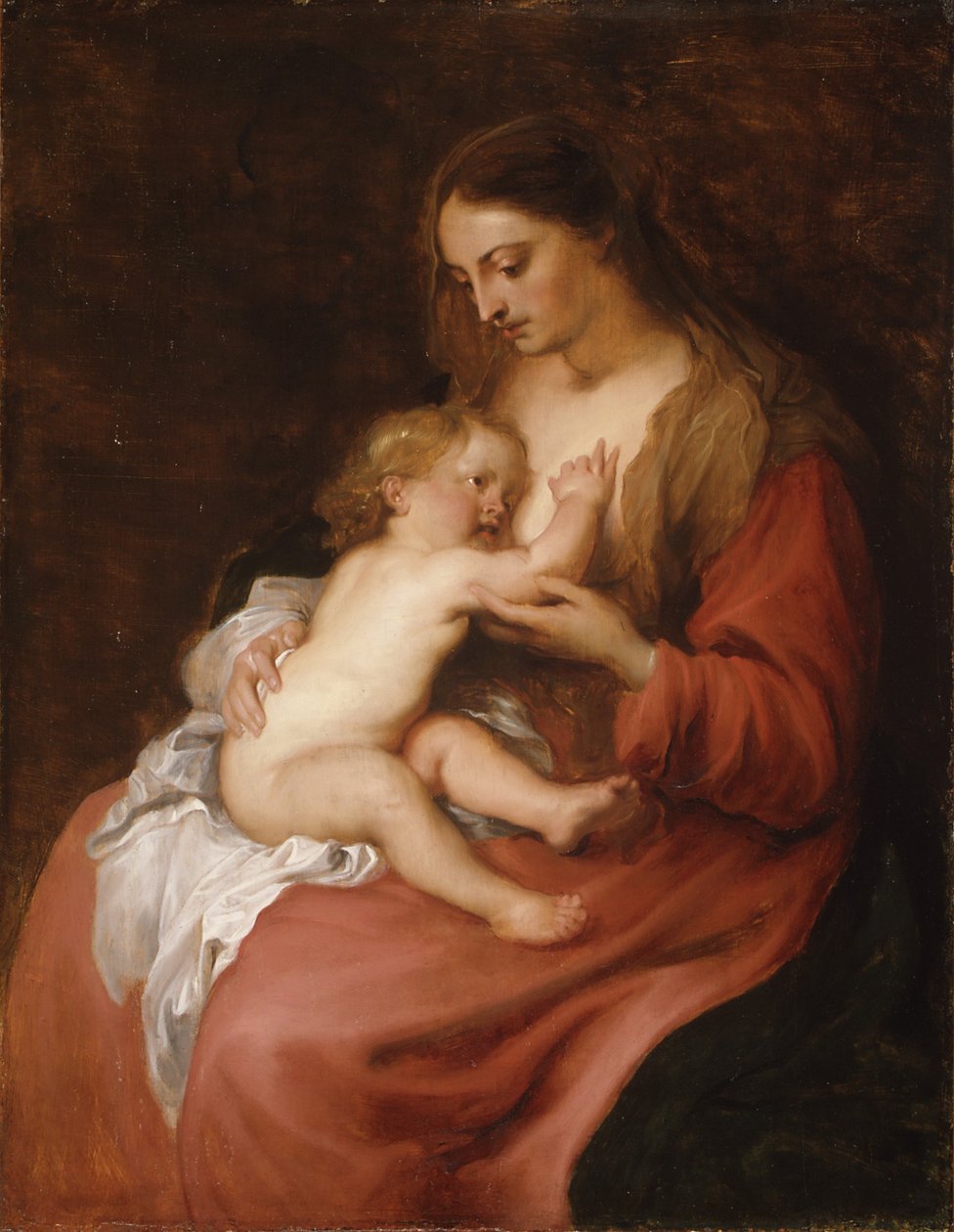 Jomfru Maria med barnet av Anthony van Dyck