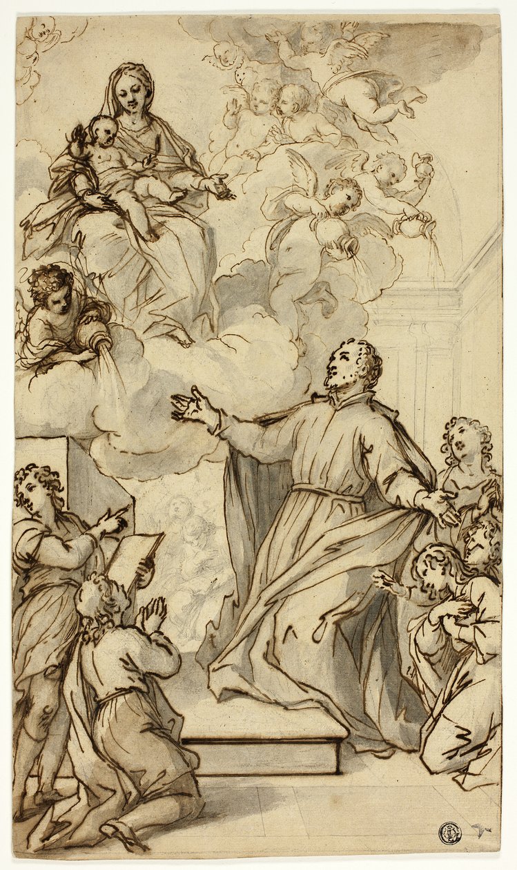 Visjonen til Philip Neri av Anthony van Dyck