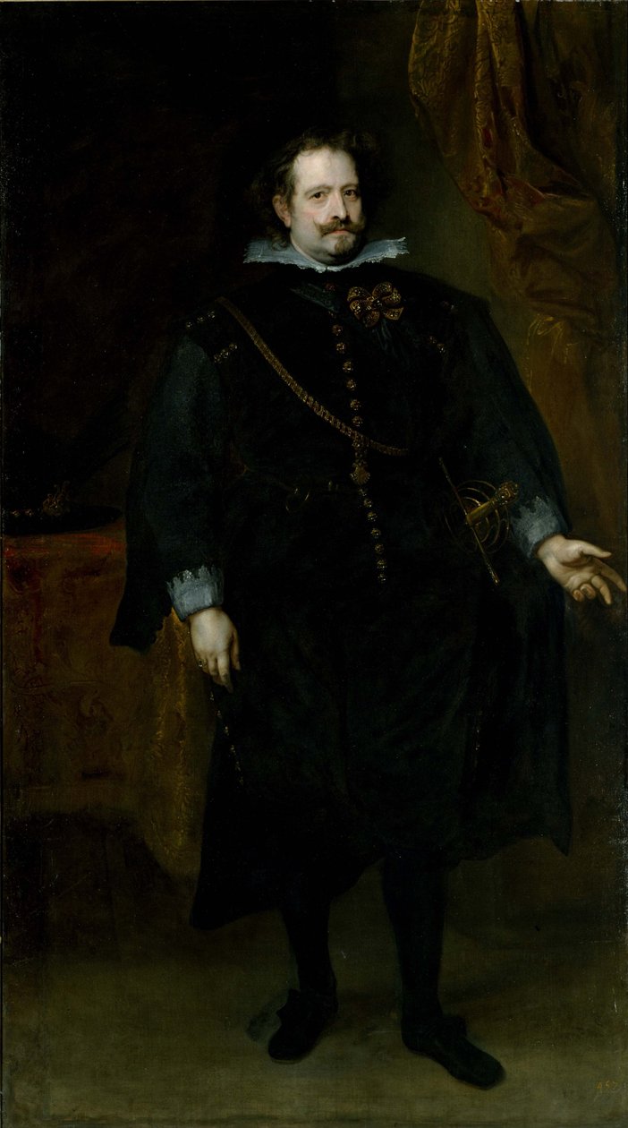 Diego Felipe de Guzman, markis av Leganes av Anthony van Dyck