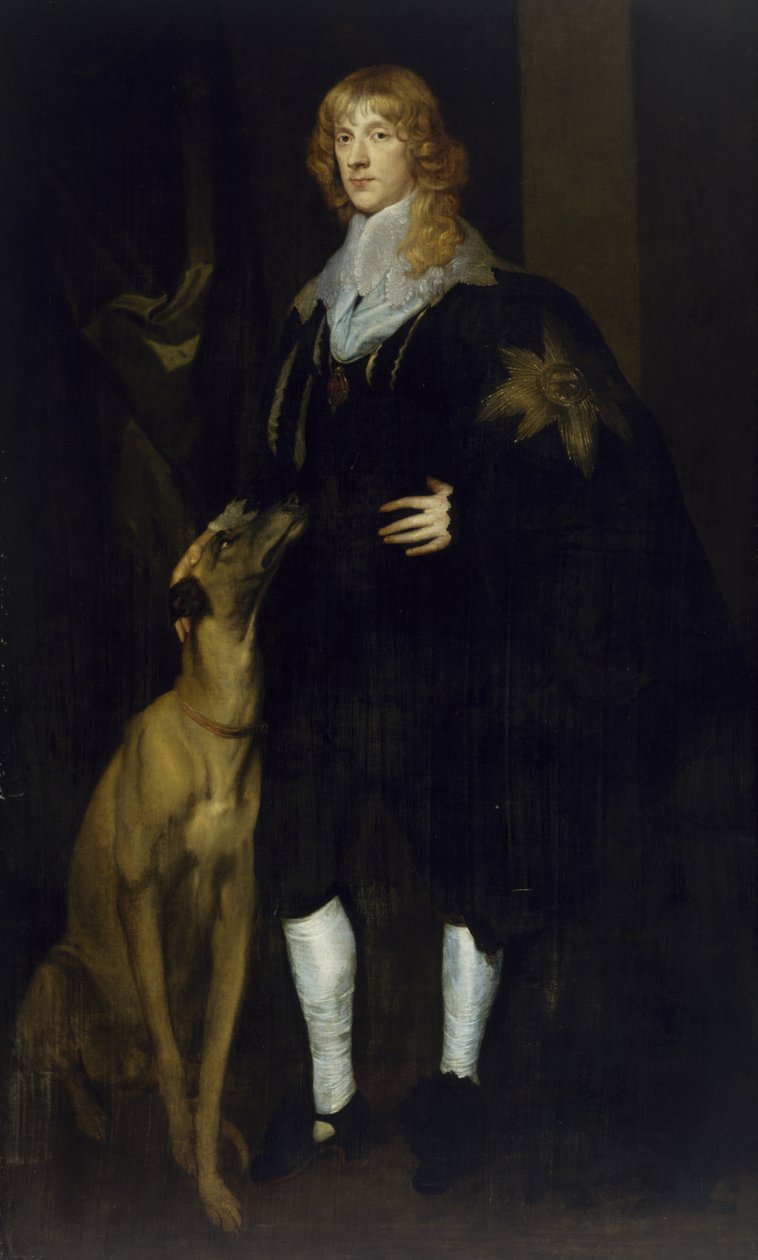 James Stuart, hertug av Lenox og Richmond, 1600-tallet av Anthony van after Dyck
