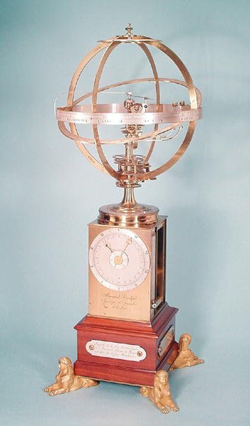 Astronomisk klokke, 1773 (forgylt kobber) av Antide Janvier