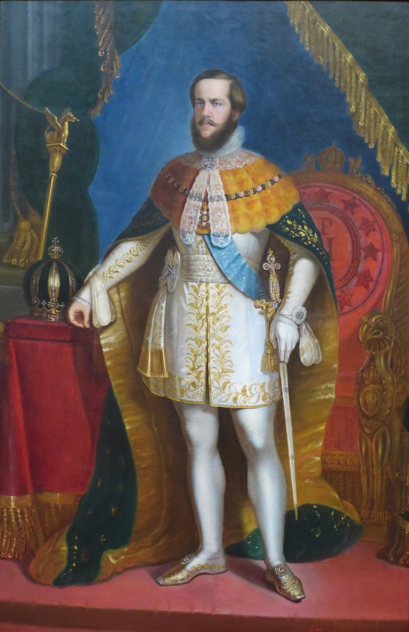 Portrett av keiser D. Pedro II av Antônio Sousa de Lobo