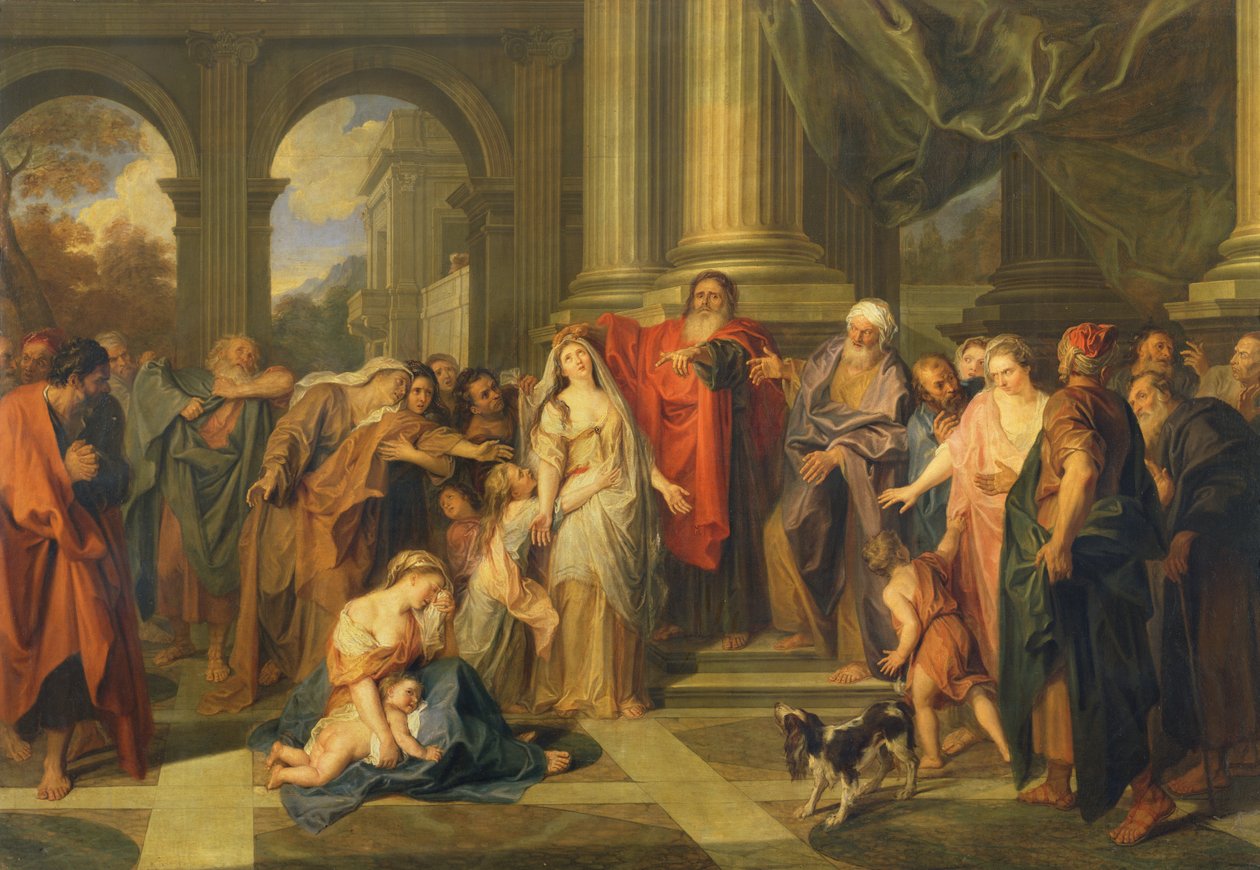 Susanna anklaget for utroskap av Charles Antoine Coypel