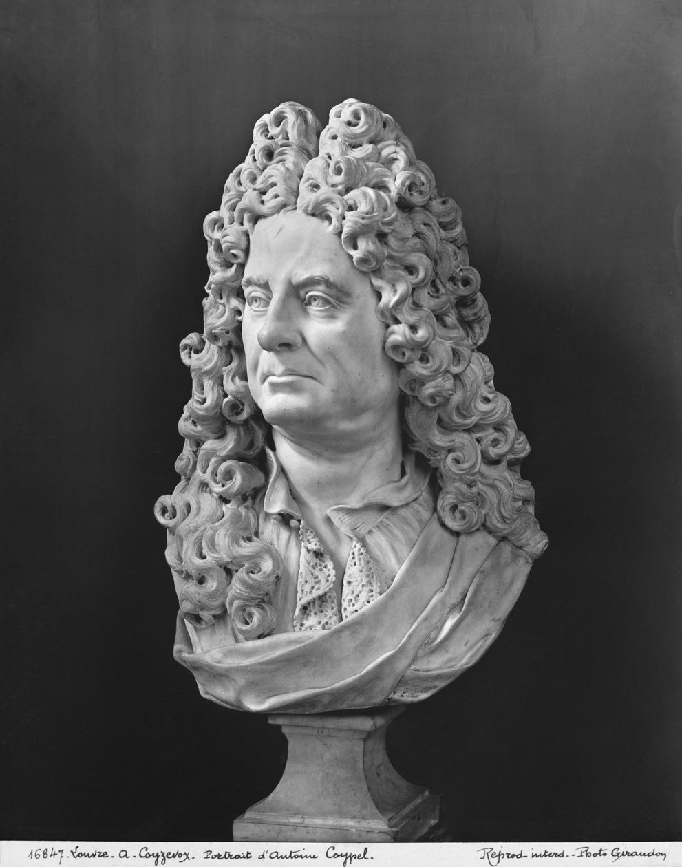 Byste av Antoine Coypel (marmor) av Antoine Coysevox