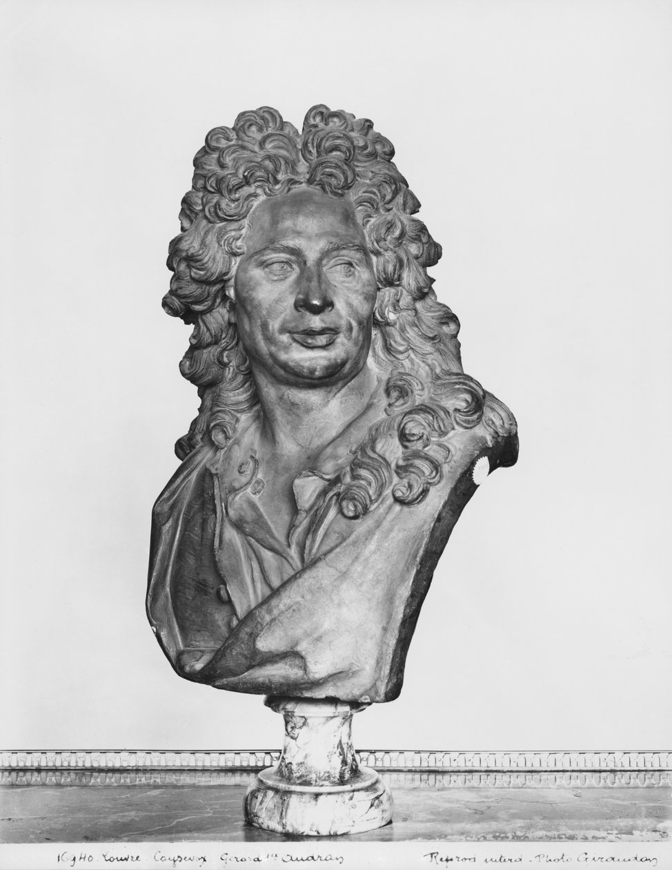 Byste av Gerard Audran (marmor) av Antoine Coysevox