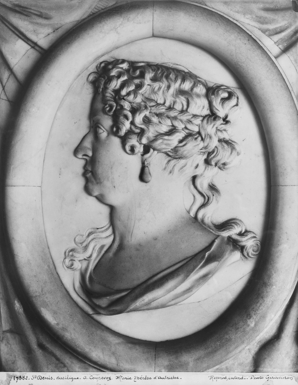 Dronning Marie-Therese av Østerrike (1638-83) (marmor) av Antoine Coysevox