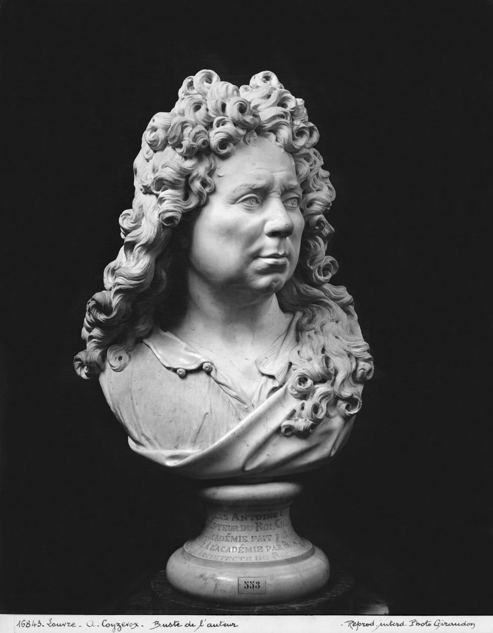 Selvportrett, ca. 1680-93 (marmor) av Antoine Coysevox
