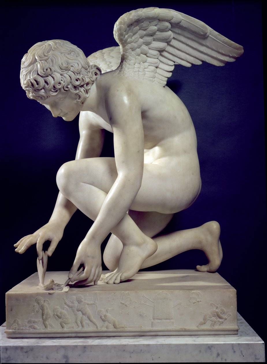 Amor, 1817 (marmor) av Antoine Denis Chaudet