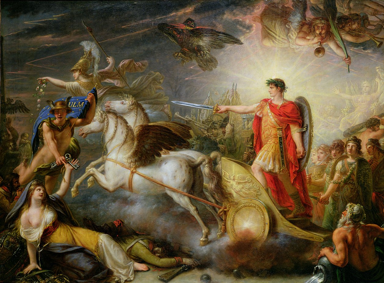 Allegory of the Surrender of Ulm, 20. oktober 1805 av Antoine François Callet