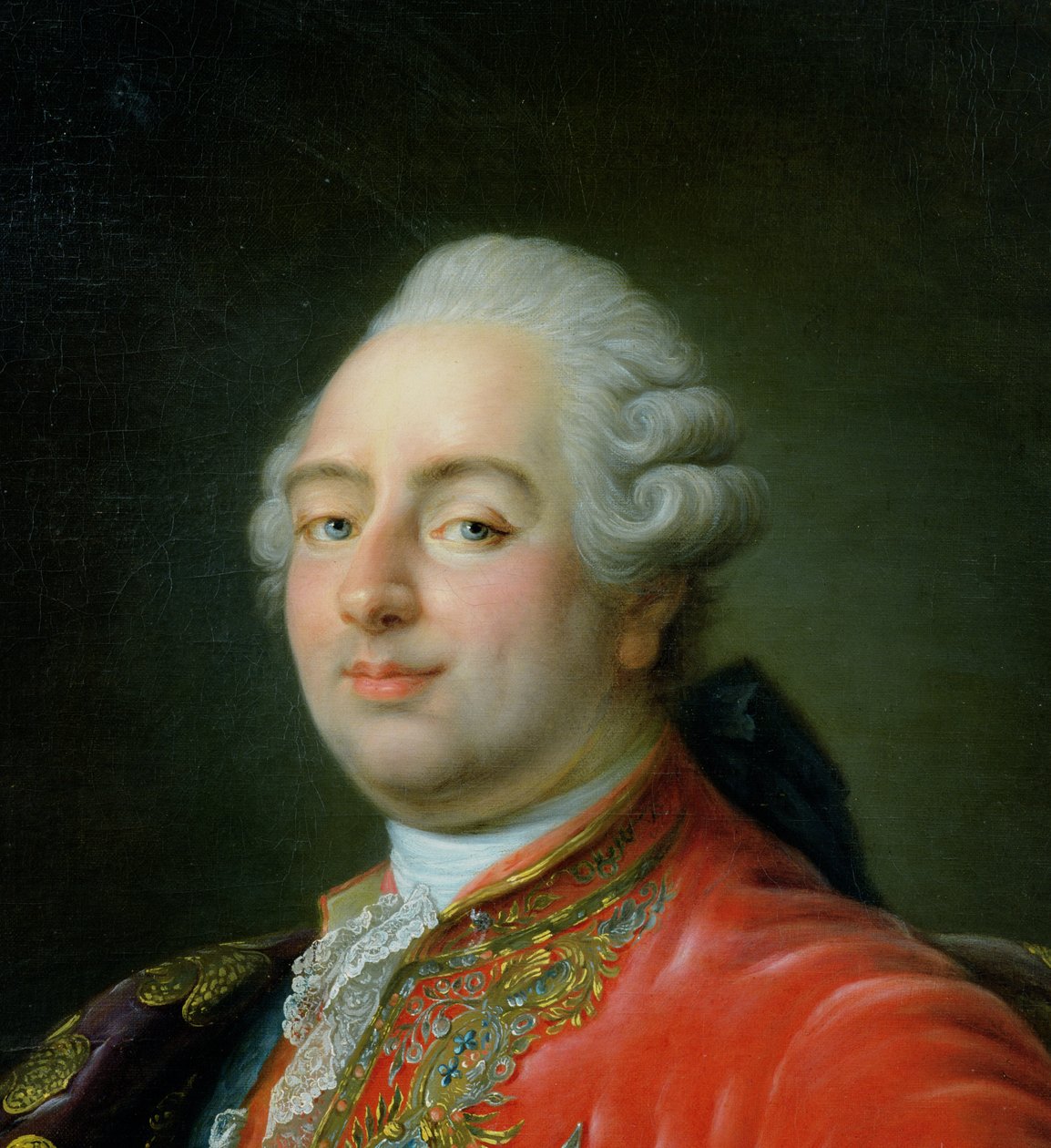 Louis XVI (1754-93) 1786 (detalj av 180025) av Antoine François Callet