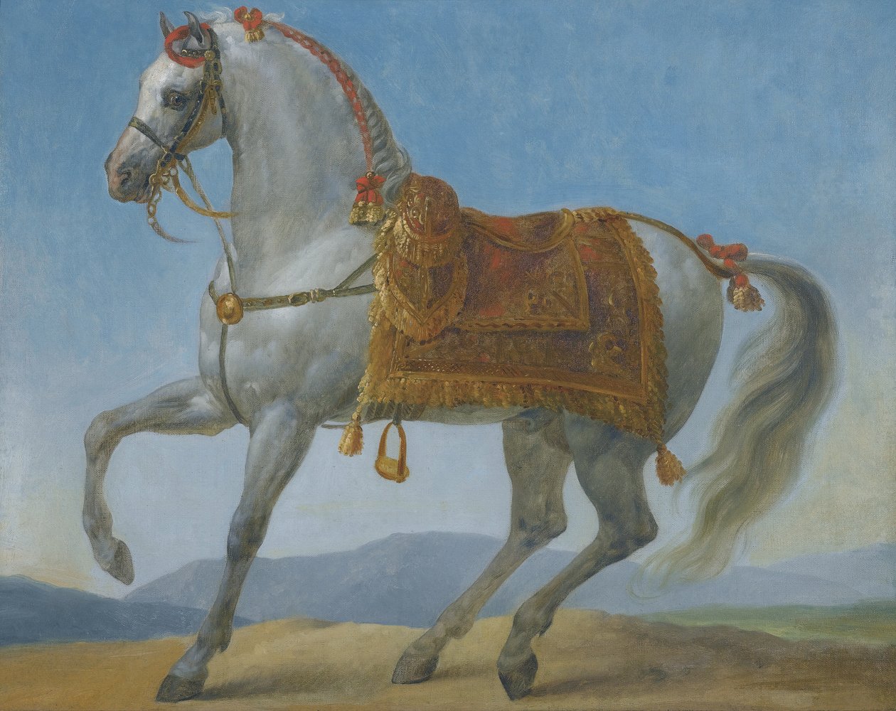 Napoleon Bonapartes arabiske hingst, Marengo av Antoine Jean Gros